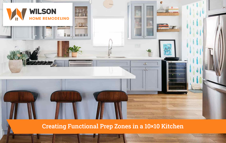 Functional Prep Zones for a 10×10 Kitchen